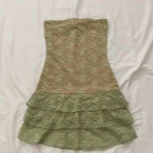 Edikted Scarlet Lace Mini Dress